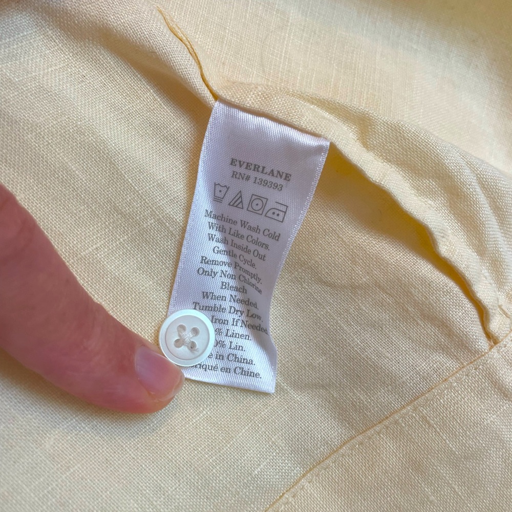 Everlane notch shirt in Linen - Picture 5 of 6